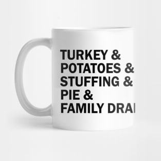 Thanksgiving diner Mug